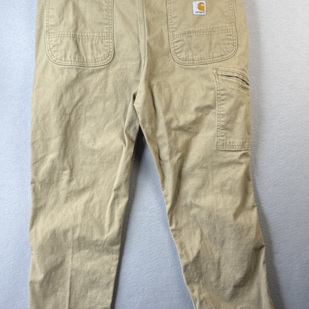 Carhartt Carpenter Pants Mens 36x30 Rugged Flex Relaxed Fit Farm Barn Field Work - Picture 6 of 11